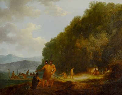 Ship Cove, Queen Charlotte Sound by John Webber